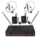 Smv-2003b Staraudio Channel Vhf Wireless Mic System Headset Lapel 738956341136