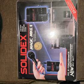Solidex 021835010880 Vintage Wireless Microphone System For Video Camcorder - Works