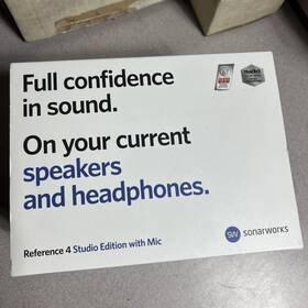 Sw4sxlr Sonarworks Reference 4 Studio Edition With Mic - New Upgradable To Soundid