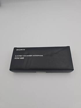 Ecm-66b Sony 1767 Unidirectional Lavalier Condenser Microphone - Bc Tested