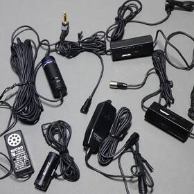 33-3003 Sony Lot Of 5 Tie Clip Lapel Microphones - Omnidirectional Realistic Optimus