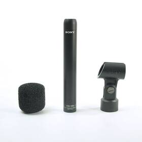 Ecm-100n Sony Black Small Diaphragm Omni Directional Condenser Microphone