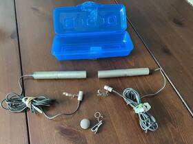 Ecm-50ps Sony 2 Ecm-50 Electret Condenser Microphones - Tested And Good To Go