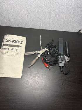 Ecm-939 Sony Lt Desktop Condenser Electret Microphone With Jack Adapter