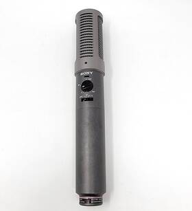 Ecm-999pr Sony Ecm-999 Condenser Microphone Dented For Parts Only Sold As Is