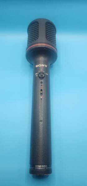 Ecm-ms5 Sony Stereo Condenser Microphone With 5-pin To Dual Xlr Cable - Tested