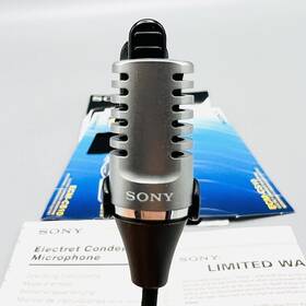 Ecm-cs10 Sony Ecmcs10 Omni-directional Professional Microphone With Manual And Shirt Clip