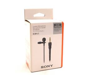 Ecm-l1 Sony Ecml1 Pro-quality Lavalier Microphone With Plug-in Power