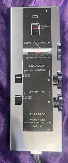 Mru-90 Sony Equalizer Microphone Control Unit