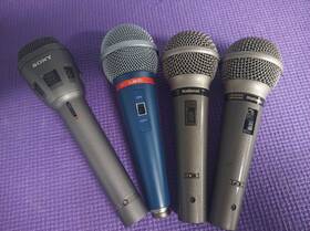 Cb-y52d Sony National Panasonic & Lo-d Selling Lot Of 4 Vintage Microphones