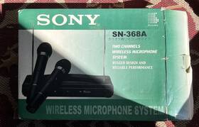 Sn-368a Sony Two Channels Wireless Microphone System Untested