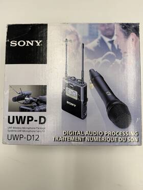 H-2000 Sony Uwp-12 Uhf Microphone Wireless And Anchor Single Earpiece Intercom
