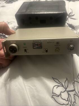 Wrr-27 Sony Uhf Tuner With Case