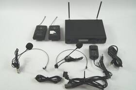 Swm20-u2 Sound Town Soundtown Set Wireless Mic Headset Receiver Working B333