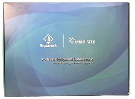 Squarock Sr-av013-2 Hayner-seek Podcast Equipment Bundle For 2 Mixer Microphones Tested