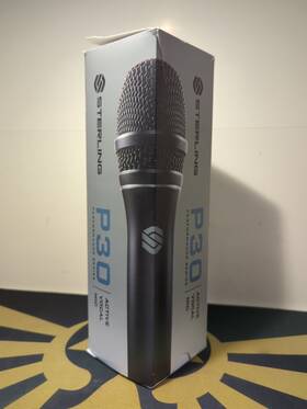 Sterling 656238054843 P30 Performance Series Active Vocal Microphone With Case - In Box