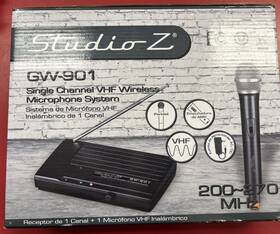 Gw-851bl Studio Z Gw-901 Multipurpose Wireless Microphone With Rechargeable Receiver