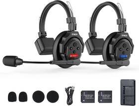 54681 Synco Xtalk X2 2.4ghz Wireless Intercom Headset System 350m/1148ft For 2 People