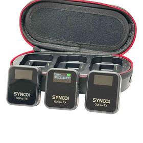G2pro Synco Black Digital 2.4ghz 2-person Wireless Microphone System