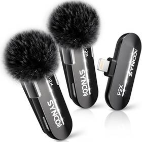 P2xl Synco Wireless Lavalier Microphone For Iphone Professional Lapel Clip On Mics