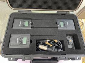 Wmic-t2 Synco Lot Of 2 Uhf Channel Wireless Microphone Systems Exc