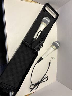 Ag-35w Taky Microphones 600 Ohm Qty 2 White With One Case