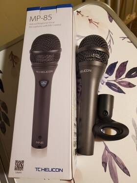 000-e9s00-00010 Tc-helicon Mp-85 Natural Response Vocal Microphone With Mic Control