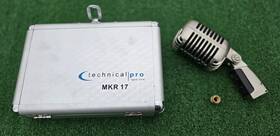 Mkr17 Technical Pro Classic Dynamic Microphone 1950s With Case