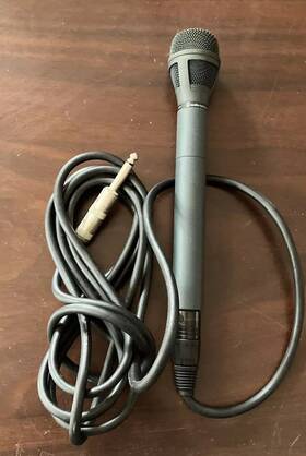 4000c Technika Audio Technica Mb Condenser Mic Good Working Order With Cord