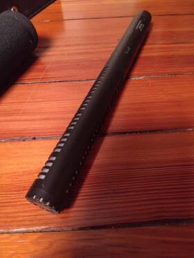 4073a Technika 4073 Audio Technica Professional Shotgun Boom Mic With Case