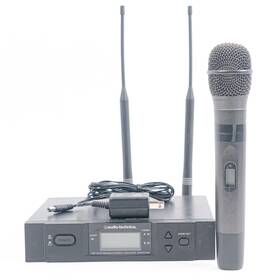 Atw-r3100j Technika Audio Technica Reciever With Microphone Transmitter And Power Supply