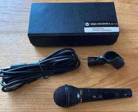 Dm115d Technika Mike-technica Professional Dynamic Microphone With Case Cord Mount Nice