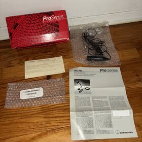 Pro35x Technika Audio Technica Black Cardioid Condenser Clip-on Microphone Tested Working