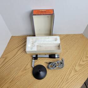 Dm-106 Teisco Vintage Dynamic Microphone Hi-mike With Original Box