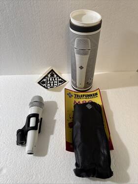 Telefunken 899051002350 M80 Super Cardioid Dynamic Handheld Vocal Microphone - White