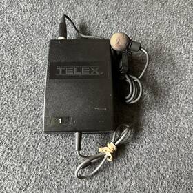 71062-32 Telex Vintage Wireless Microphone Lapel Transmitter Untested Powers On