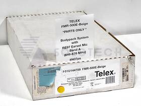 Fmr-500e-beige Telex F01u144709 Bodypack System With Re97 Mic - Band A 648-676 Mhz #n07ps