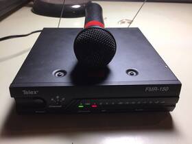 Fmr-150h Telex 3 Channel Wireless Microphone System