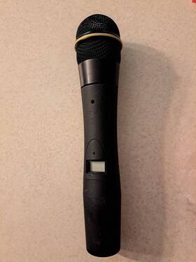 Ht-500 Telex Hand Microphone N/d767a G Band 614.1 - 641.9 Mhz Rf Transmits