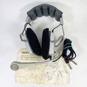 Ph-61 Telex Professional Broadcast Announcements Headset With Instructions -tested