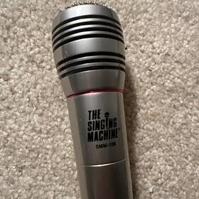 Smm-106 The Singing Machine Dynamic Wireless Cable Consumer Microphone Karaoke