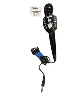 Smm-123 The Singing Machine Party Microphone Wired In Black