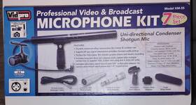 The Wires Zones 761596139108 Vidpro Professional Shotgun Microphone Kit Model Xm -35 Inch 7-pcs Set