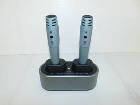 Ir-200bc Toa Ir-200m Battery Charger Model With 2 Microphones Ptq102