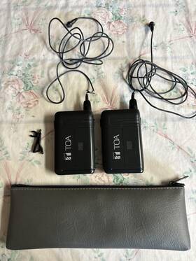 Wm-5320a Toa 2 Electronics - 64 Channel Bodypack Transmitter Microphones With Case