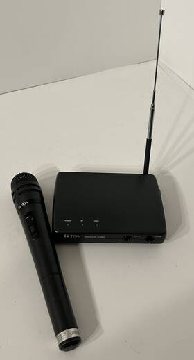 Wt-780-e4000 Toa Wt-780 D6750 Wireless Tuner Receiver And Wm270 Mic - Parts/repair