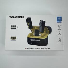 Tomosiok 762715632289 Wireless Lavalier Microphone For Iphone Ipad Android With Noise Cancellation