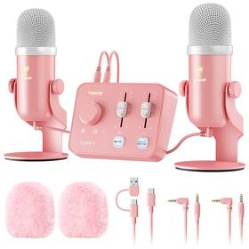 24034 Tonor Asmr Microphone Equipment Bundle With Audio Interface Immersive 3d Stereo D