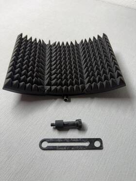 Tonor 612289345095 Microphone Isolation Shield Studio Mic Sound Absorbing Foam Reflector For Any