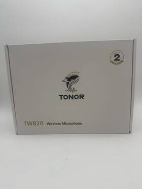 Tn120094blmp Tonor Wireless Microphones - Tw-820 Dual Uhf Handheld Mic System Silver